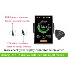 Bafang DP C18 display (UART / CAN) for BBS/ M620/ M400