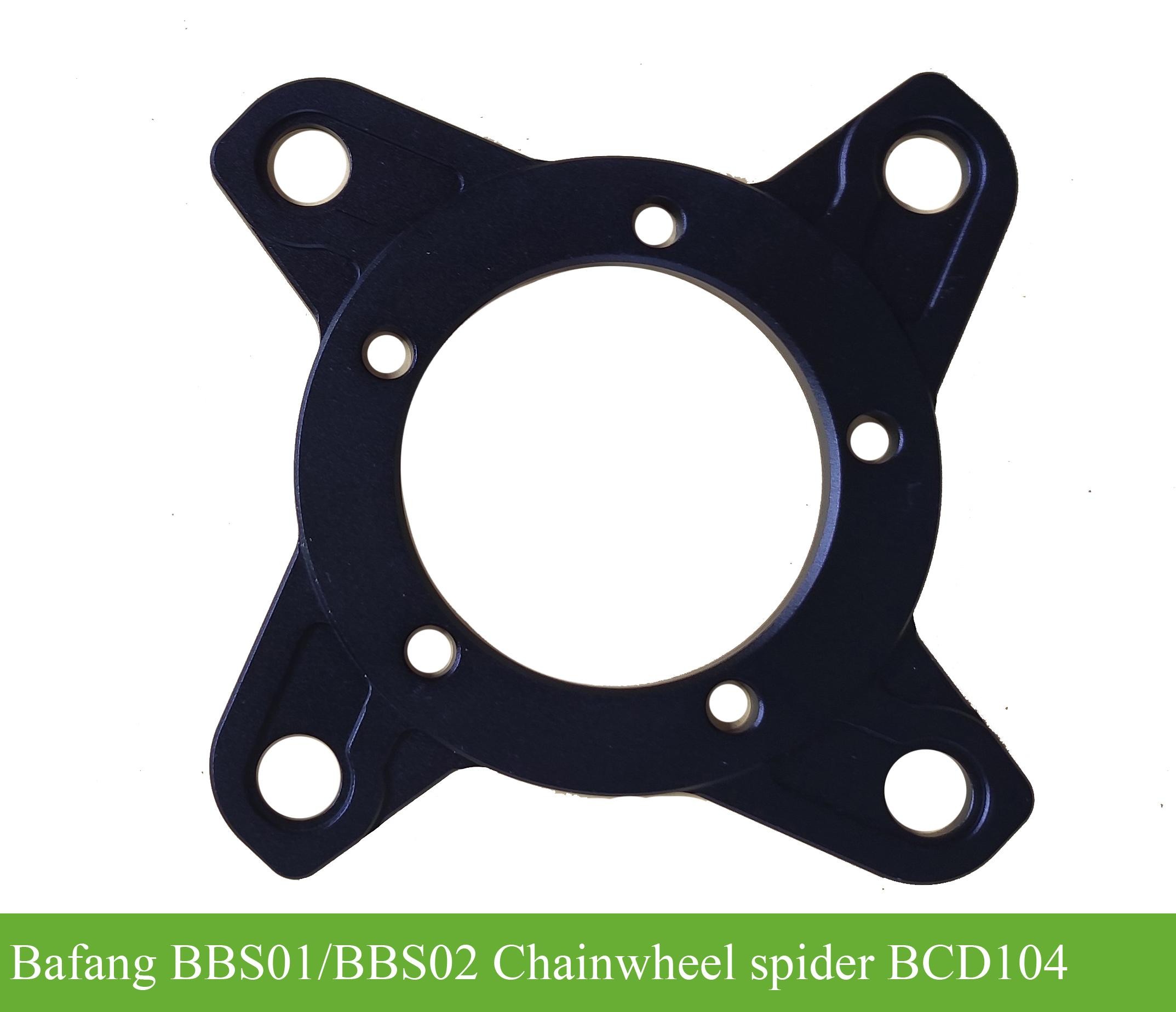Bafang BBS01 BBS02 chainwheel gearing spider bcd104/104bcd 