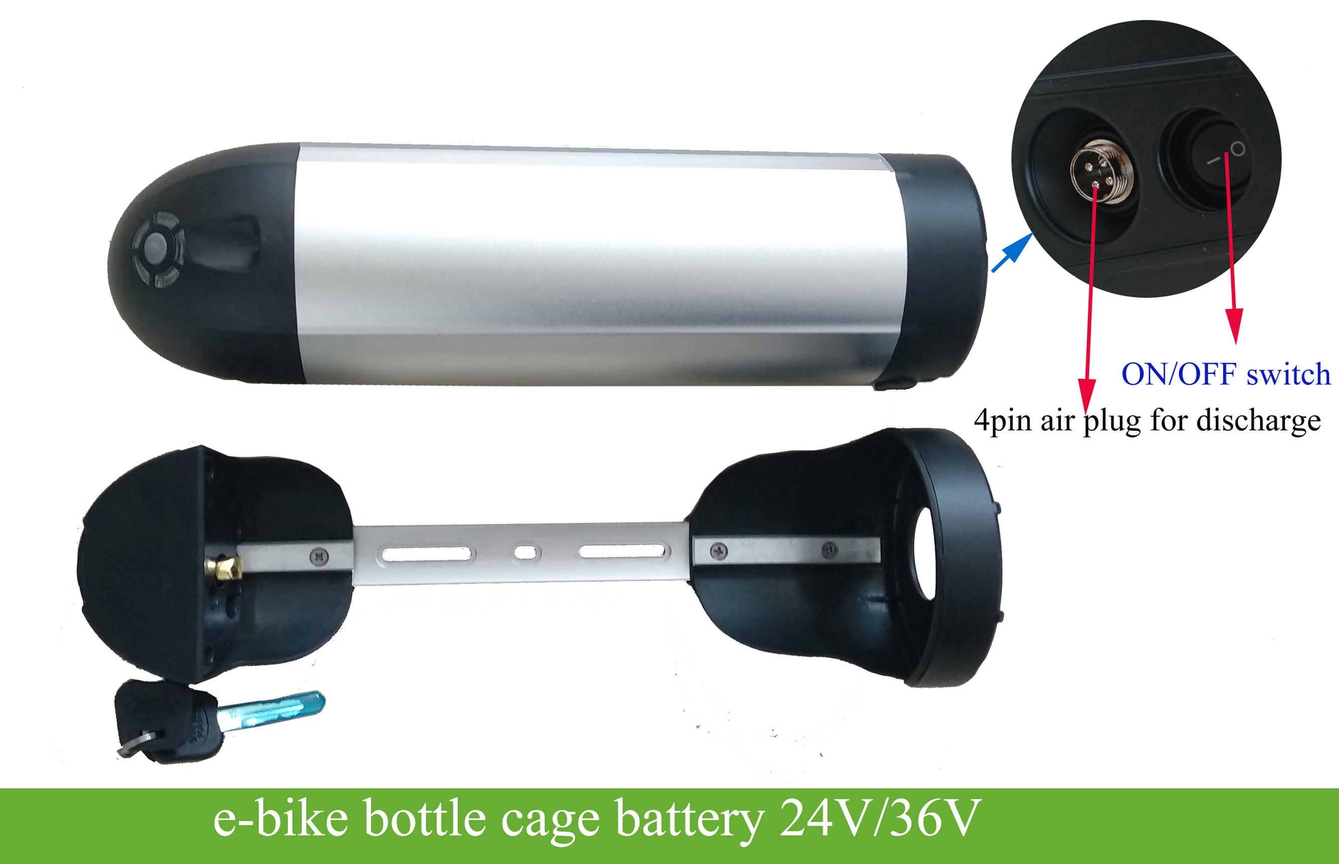 bottle 36v 11.6 ah electric bicycle lithium battery