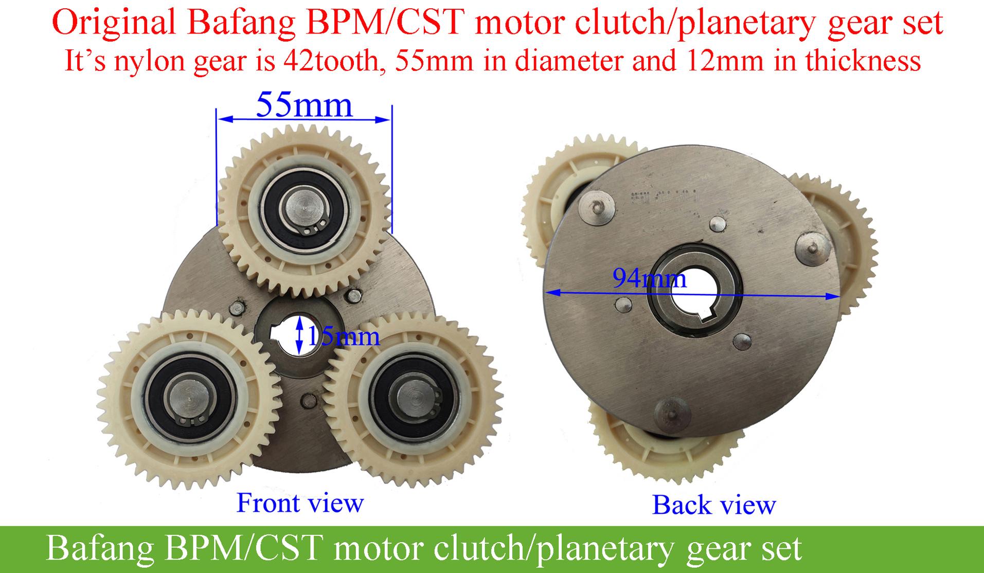 Bafang hub motor clutch/planetary gear set for Bafang H610, H620, RM G070,  8FUN BPM, 8FUN CST hub motors- BBS, ebike batteries, Bafang  M620, Bafang M600, Bafang M500, Bafang M510, KT controller with